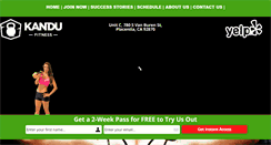 Desktop Screenshot of kandufitness.com